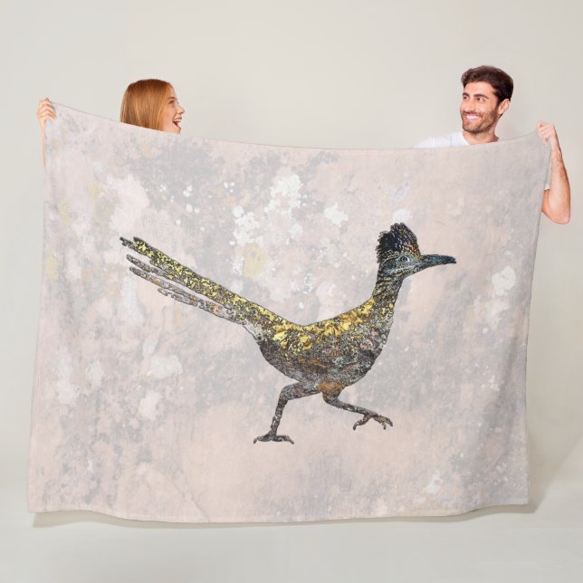 ROADRUNNER IN NEUER MEXIKO-SONNE FLEECEDECKE (Beispiel)