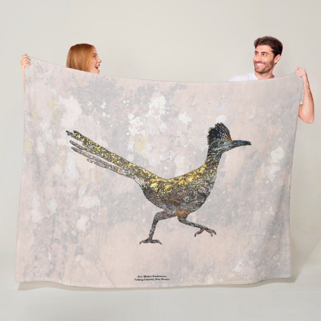 ROADRUNNER IN NEUER MEXIKO-SONNE FLEECEDECKE (Beispiel)
