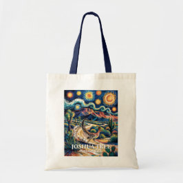 Roadrunner of Joshua Tree Van Gogh Night Custom Tragetasche