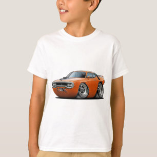 Roadrunner-Orange-Schwarzes Auto 1971-72 T-Shirt