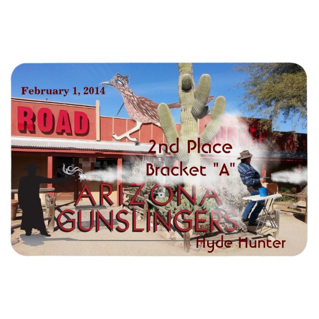 Roadrunner Saloon Bracket A 2. Platz Magnet (Horizontal)