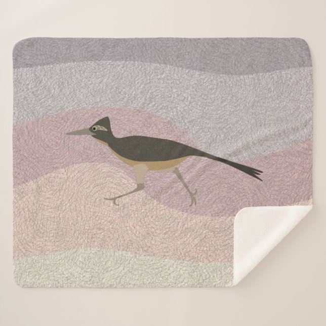 Roadrunner Sherpa Blanket Sherpadecke (Vorderseite (Horizontal))