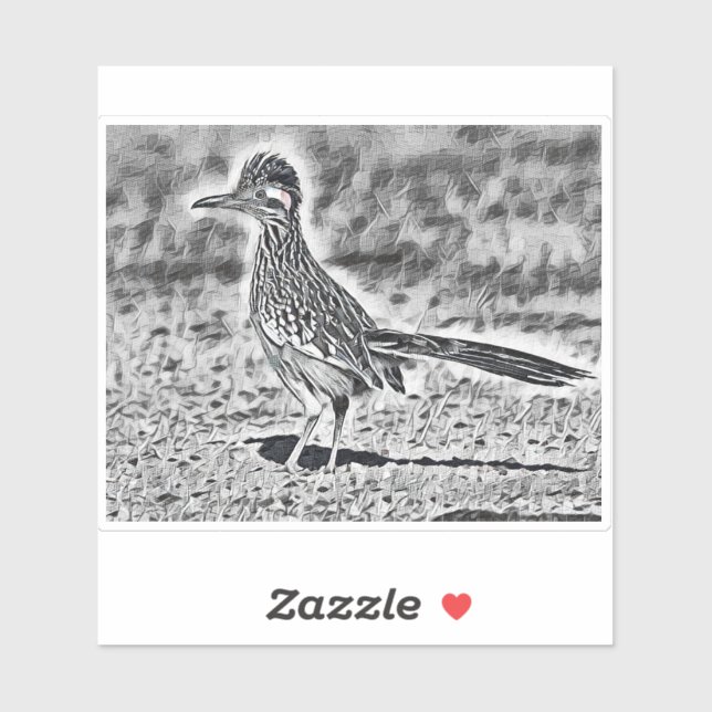 Roadrunner Sketch Aufkleber (Blatt)
