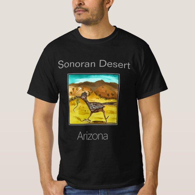 Roadrunner, Sonoran-Wüste, Arizona T-Shirt (Vorderseite)
