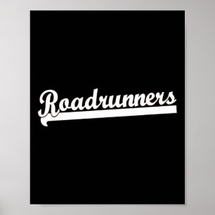 Roadrunners Hockey Flag Football Track Fußball Bas Poster