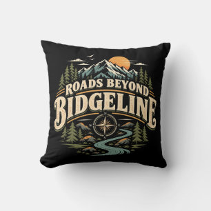 Roads Beyond Ridgeline Mountain Abenteuer Kissen