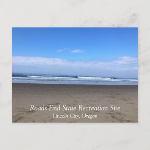 Roads End, Lincoln City, Oregon Postkarte