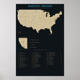 Roadside America - Kuriositäten, Riesen, Geisterst Poster