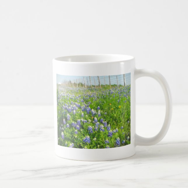 Roadside Bluebonnets Kaffeetasse (Rechts)