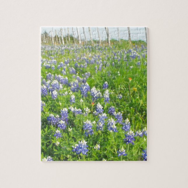 Roadside Bluebonnets Puzzle (Vertikal)