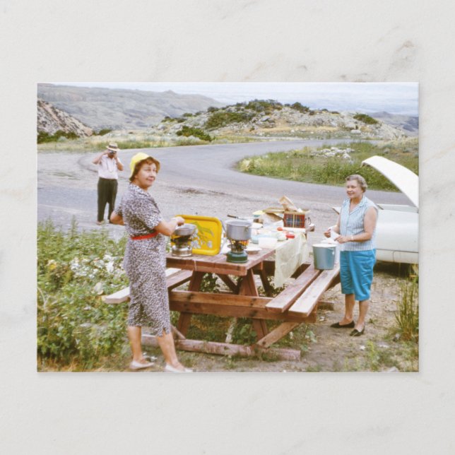 Roadside Picnic Postcard Postkarte (Vorderseite)