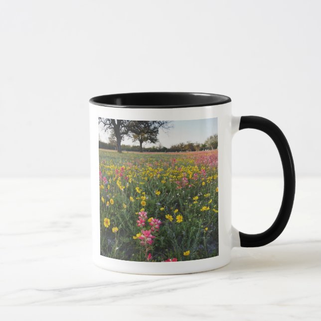 Roadside Wildblumen in Texas, Frühjahr Tasse (Rechts)