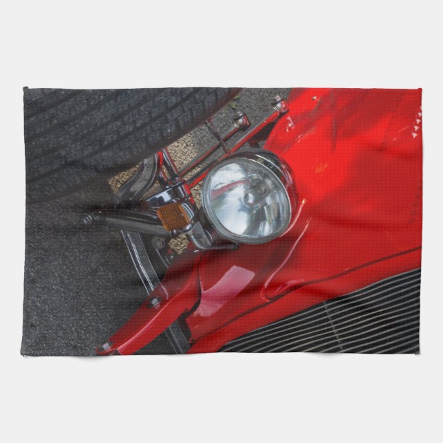 Roadster der 1930er Jahre Geschirrtuch (Horizontal)