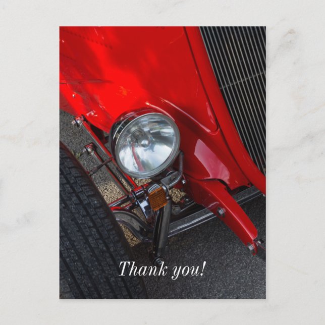 Roadster der 1930er Jahre Postkarte (Vorderseite)