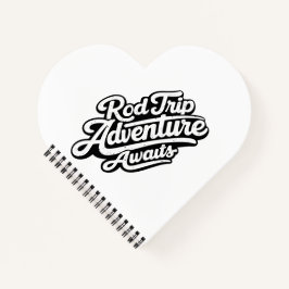 Roadtrip-Abenteuer wartet Notizbuch