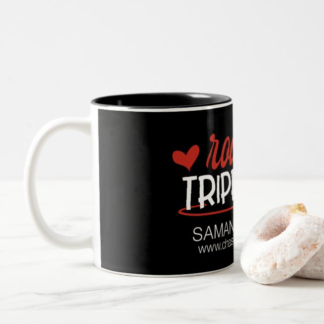 RoadTripping Tasse schwarz (Mit Donut)