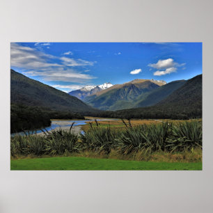 Roadview in Neuseeland Poster