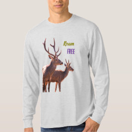 Roam Free Deers Langarm Oberteil T-Shirt