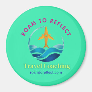 Roam to Reflect Magnet Türkis 2x2in