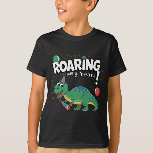 Roaming in den Geburtstag Kinder Cooler T - Shirt (Vorderseite)