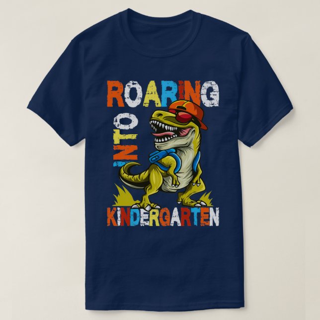 Roaming in den Kindergarten T-Shirt (Design vorne)