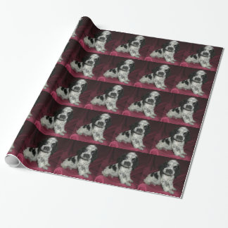 roan Amerikaner-cocker spaniel-Welpe, Apollo Geschenkpapier