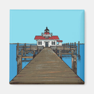 Roanoke Marshes Lighthouse - Magnet