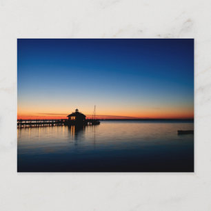 Roanoke Marshes Lighthouse Postkarte