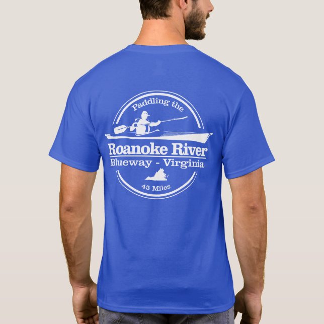 Roanoke River Blueway (SK) T-Shirt (Rückseite)