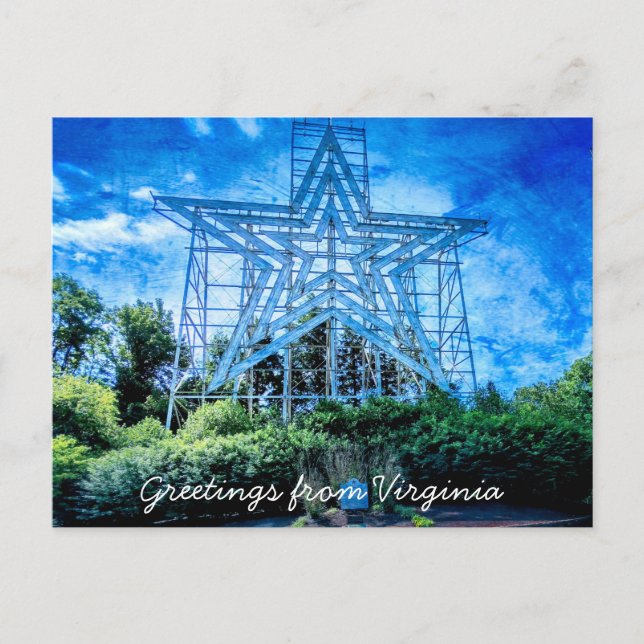 Roanoke Star Postcard Postkarte (Vorderseite)
