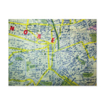 Roanoke, VA Vintag Map