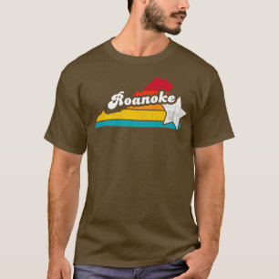Roanoke Virginia Vintag Distressed Souvenir 2 T-Shirt