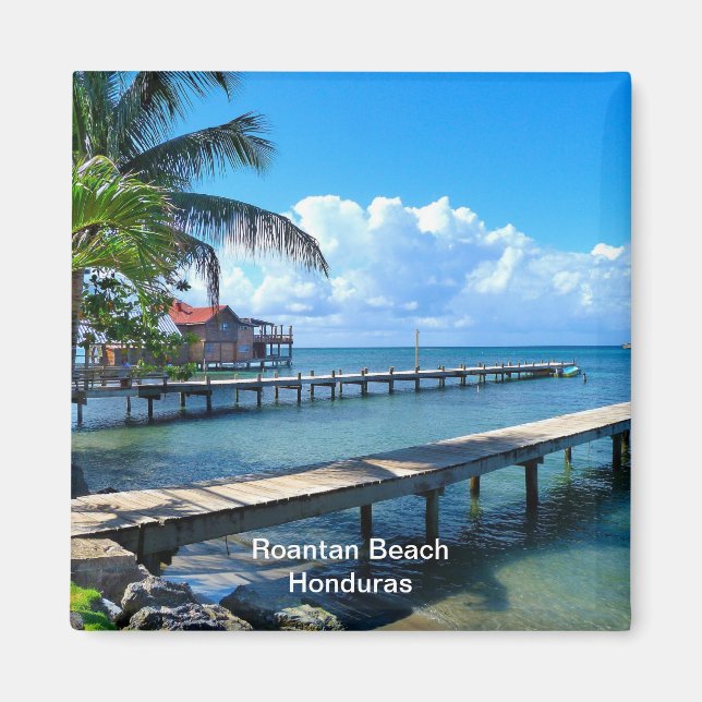 Roantan Beach, Honduras Magnet (Vorne)