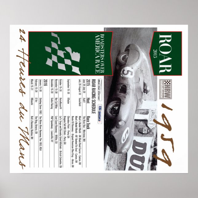 ROAR 2015 HRW Rennposter Poster (Vorne)