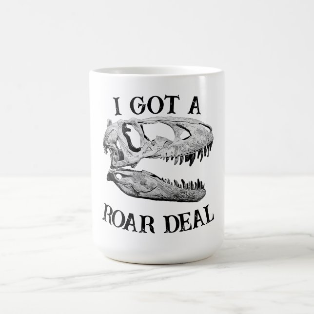 Roar Deal T-rex Dinosaur Tasse (Mittel)