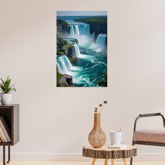 "Roar from Oove - Niagara Falls Elegance" Poster (Wohnzimmer 3)