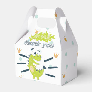 ROAR Green Dinosaur Birthday Danke Geschenkschachtel