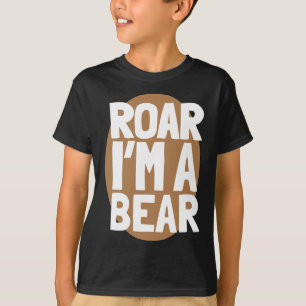 Roar I bin ein Shirt Halloween Bärenkostüm Shirt