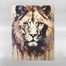 "Roar in Magnetic Style: Lion Design Magnet Sheet"