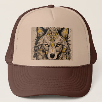 Roar in Style: Lion-Printed Caps'' Truckerkappe