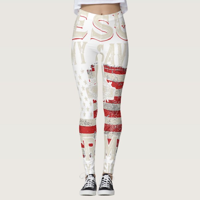 Roar into family fun with our 'Mommysaurus' T Rex  Leggings (Vorderseite)