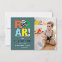 Roar Means Vielen Dank | Dinosaur Danke Foto