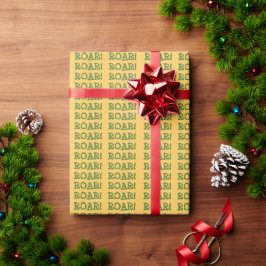 Roar Party Tiere Geburtstag Geschenkpapier