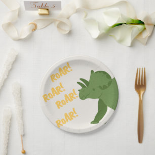 Roar Party Tiere Geburtstag Pappteller