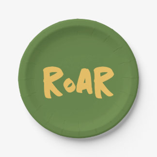 Roar Party Tiere Geburtstag Pappteller