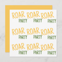 Roar Party Tiere Geburtstag