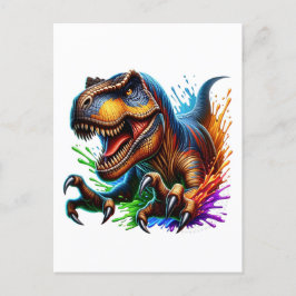 Roar-some Dinosaurier, Fun T-Rex Dino Card für Kin Feiertagspostkarte