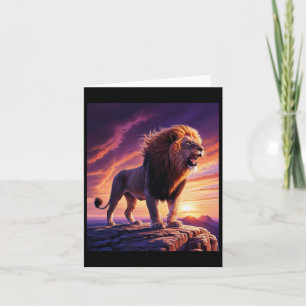 Roar Unabhängigkeit Freiheit Lion T Aufkleber Karte