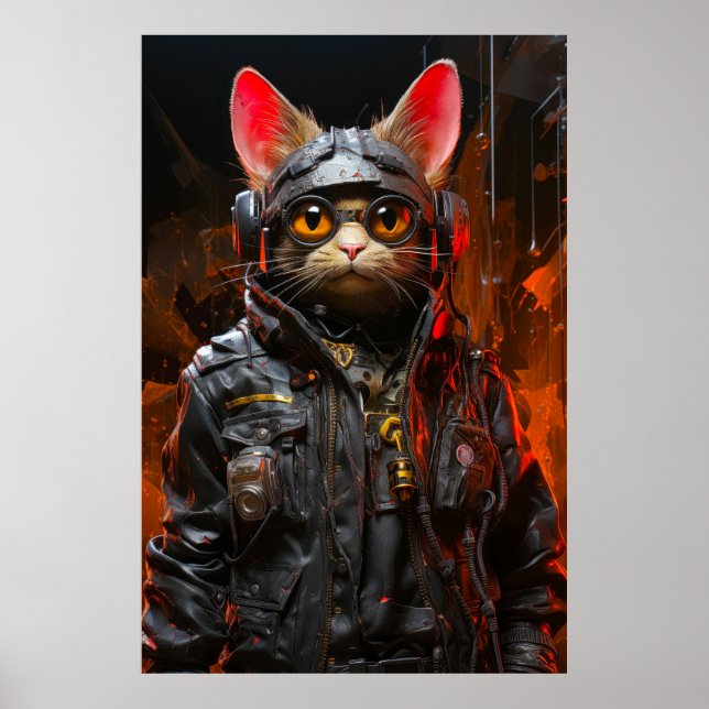 Roar von Rebellen: Die Reise der Motorradkatze - Poster (Vorne)