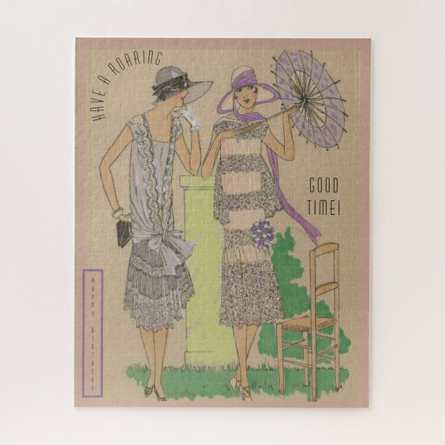 Roaring 20's Birthday Flappers Puzzle (Vertikal)